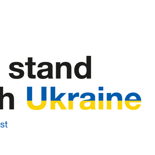 We Stand With Ukraine Social