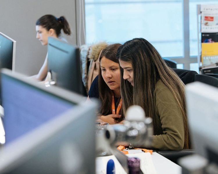 Two Ladies In Office Image Jpg