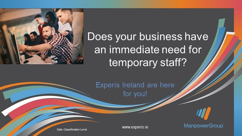 Experis Ireland Temporary Jobs[8207]